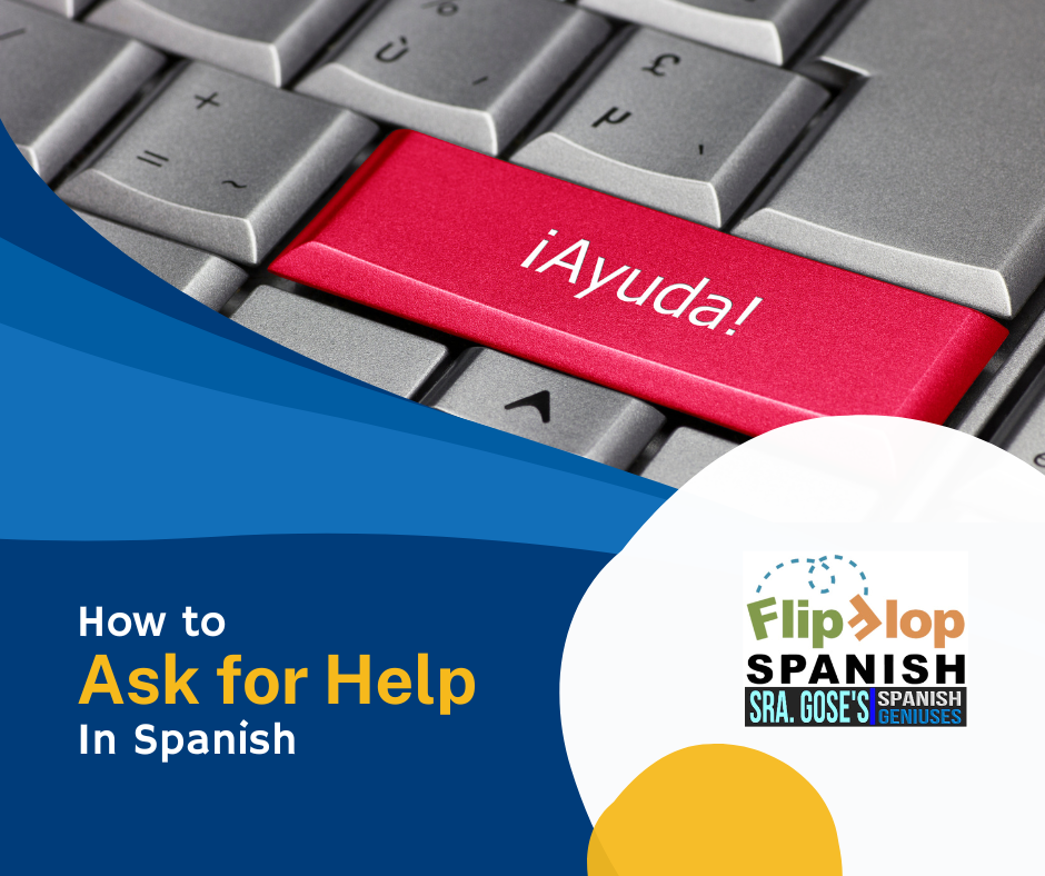 Free Video Spanish Lesson For Ages 10 and up: How to ask for help in Spanish