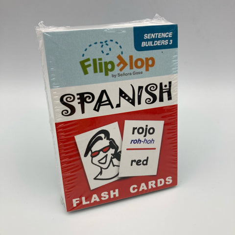 Flip Flop Spanish Flash Cards: Rojo (3rd Ed.)