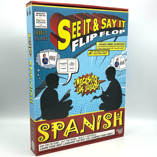 See it and Say it Flip Flop Spanish: Whole Family Spanish (SiSi) LEVEL 1 (3rd Ed.)